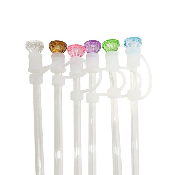 Light Green DIAMOND STRAWTOPPER - Picture 2 of 2